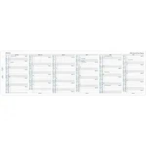 필로팍스 캘린더 다이어리 리필 미니 사이즈 세로 연도 플래너 백서 영문 2026년 (C6802-26년)