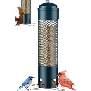 무게 활성화 치카디 모이통 야외용 와일드 농어가 3LB 금속 매달린 블루 LCSEVEN 핀치 있는 야외 용량 씨앗 그린 카디널용 제이 다람쥐용