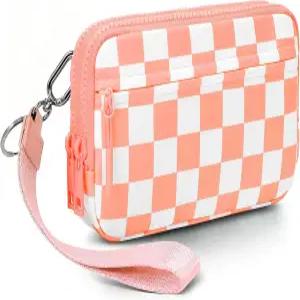 여성용 모양 손목시계 지갑 소형 크로스바디 백 지퍼 4개 포함 신용카드 홀더