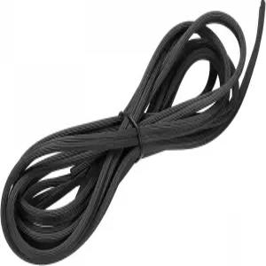 uxcell 스크린 스플라인 5M/16.4피트 고무 씰링 스트립 창문 리테이너 4mm OD 블랙 2 in 1 콤바인 타입