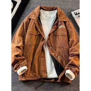 록쉬블몰 남사친 빈티지 춘추 캐주얼 셔츠 솔리드 코듀로이 자켓 HO3