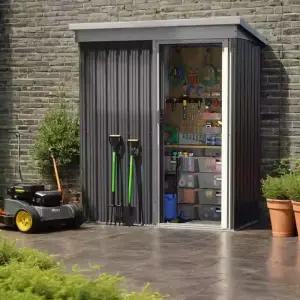 조립식 창고 간이 야외용 수납함 농기구 보관함 미니 방수 원예용품