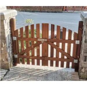 주택 방부목 울타리 펜션 접이식 나무 방부목울타리 출입문