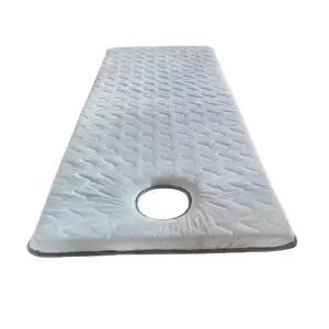 라텍스 마사지매트 접이식 안마 에스테틱 휴대용 전기 발지압 미용 폴딩