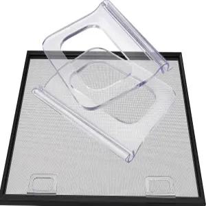 투명 창 스크린 풀 탭 - 20팩 유니버설 핏 트 핸들 내후성 내구성 플라스틱 화면을 쉽게 제거할 수