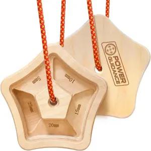 실내외용 나무로 만든 클라이밍 그립을 강화하는 파워 가이던스 행보드 핑거보드