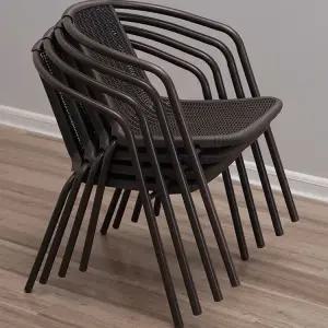 야외 베란다 라탄(1) 테라스 카페 의자 정원