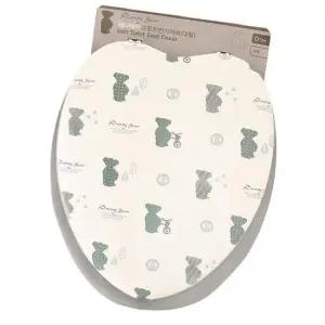 변기소품 데니베어 소프트 변기커버 대 O형 카바 1P 360x460mm