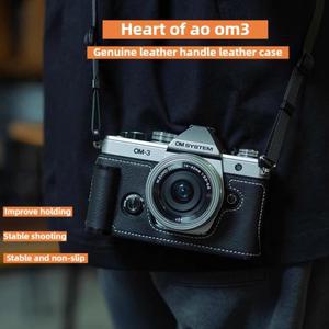 Olympus OM-3 핸들 가죽 케이스의  기능 om3 카메라 가방 보호대  손목 스트랩 어깨 끈
