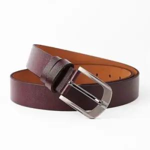 [패션] 남성 소가죽 허리띠 120cm 비즈니스 댄디핏 캐주얼