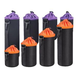 Nikon DSLR 카메라 렌즈 액세서리 케이스 후크 포함 용 소니 호환  Canon 방수 가방 Drawstring