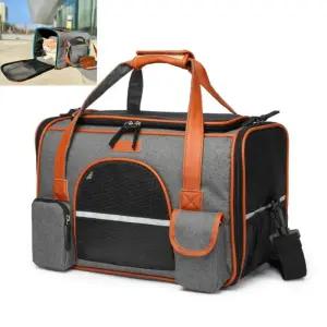 강아지 고양이 반려견 유모차 여행용 카시트 애완동물 캐리어 휴대용 배낭 통기성 케이지 소형견 여행 가방