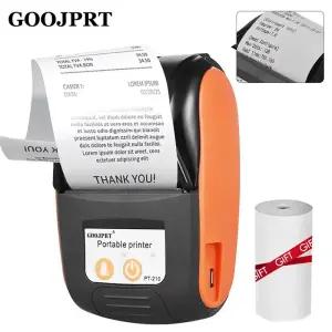 58mm 미니 휴대용 열전사 프린터 2인치 블루투스 티켓 영수증 청구서 POS 안드로이드/iOS/윈도우 시스템과