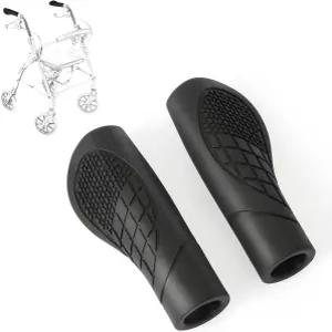 2pcs 롤레이터 핸드 그립 유니버설 핸들 커버 미끄럼 방지 컴포트 쿠션 워커 패드 휠체어 무릎 교체 부품