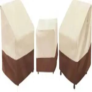 로리아노 파티오 가구 커버 세트 3피스 야외 방수 600D 헤비 듀티 잔디