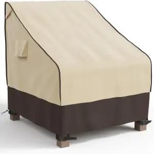 MR 커버 파티오 의자 방수 자외선 차단 야외 잔디 가구 보호 헤비 듀티 옥스포드 천 방풍 정원 라운지 딥