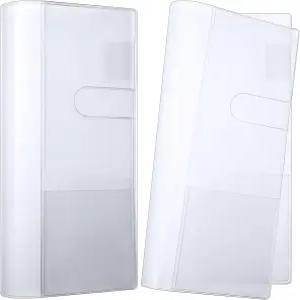 휴면 2개 몇 주 동안 투명 스틱 커버 8.03 x 7.78 플래너 프로텍터 PVC 노트북 강력한 보호 브 책용