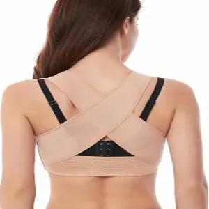 Werea 여성 자세 교정 백 브레이스 서포트 브라 셰이퍼 베스트 민소매 셰이프웨어 상의