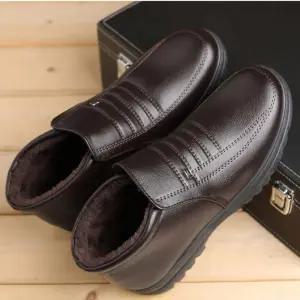 남성 겨울 캐주얼워커 유광 고급스러운 색감 방한부츠 Qcr7+5FvL