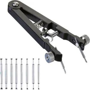 LFGKeng 스프링 바 플라이어 도구 견고한 8핀이 장착된 워치밴드 6825 트위저 제거 및 교체용 손목 스트랩