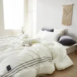 차렵이불 더크린 글로리 극세사 카페트 K화이트 단품