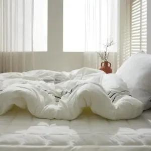 두꺼운이불 리빙밸류 따뜻한 극세사 겨울 차렵이불 Q 단품 2mm