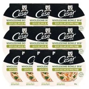 어덜트사료 강아지 건강식 사료 홀썸볼 닭고기 당근 반려견 영양간식 85g