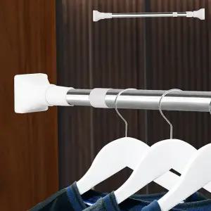 압축봉 사각압축봉 80 미니커튼봉 압착봉 창틀걸이 커튼설치 고리 무타공