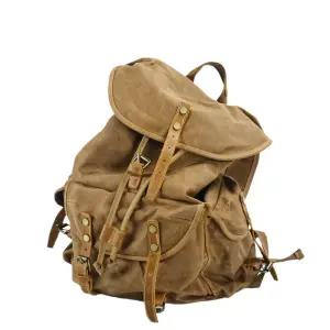 남친 빈티지 캐주얼 백팩 소프트 왁스 캔버스 대용량 학생가방 여행가방 등산가방 CH5