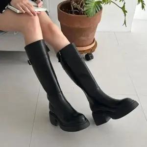여자워커 홀릭 여자 롱부츠 가을 겨울 패션 발편한 통굽 HSM008