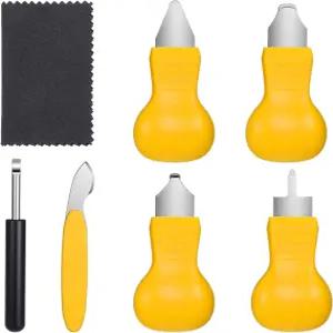 Alrhso Watch 배터리 교체 도구 키트 6개 청소용 천 1개 손목시계 수리 뒷면 케이스 오프너 포함