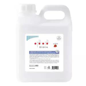 이공 핸드워시 딸기향 4L버블 비누 거품 폼워시 세정제 거품물 손비누 물비누 대용량 리필