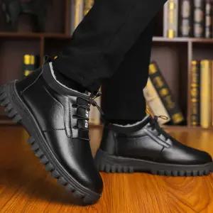 남자 발목 워커 털신발 겨울 데일리 슈즈 직장인 패션 bpH9+5AXF