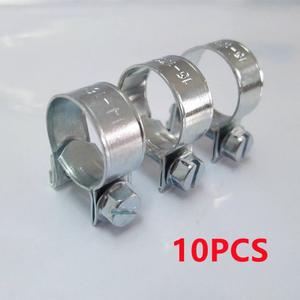 10PCS 클램프 호스 원형 공기 물 파이프 패스너의 클립 여러