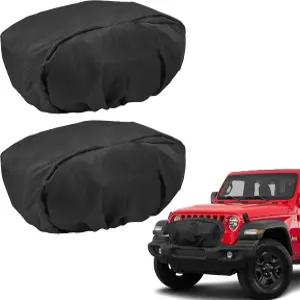 윈치 커버 ATV용 2팩 헤비 듀티 내구성 액세서리 보트 8500-17500파운드 전기 방수 눈 먼지 및 자외선 차단