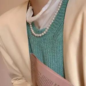 [옷자락]여자 데일리 패션 인조 진주 고급스러운 기본 목걸이