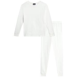 북극 영웅 소년용 보온 속옷 세트 - 2피스 와플 니트 긴팔 셔츠 및 바지 (사이즈: 2T-18)