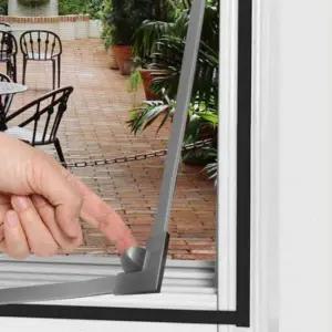 [콩심팥심]방충망 모기장 셀프 교체 자석 부착형 창문 세탁용