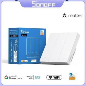 Sonoff M5 80W 1C/2C/3C 스위치맨 Wifi 스마트 원격 제어 eWelink Alexa Google을 통한 버튼 벽 타이머 누