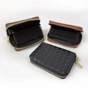 [골드스마일]짜임 아코디언 카드지갑 3color 동전지갑 여성지갑 명함지갑