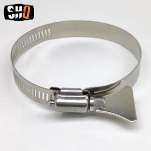 공기 호스 연결용 조정 가능한 핸들 핸드 리글 클램프 파이프 클립 스테인레스 스틸 304 수리 도구 패스너