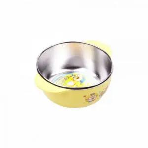 아동그릇 어린이집 식기 캐릭터 논슬립 스텐 공기 세트