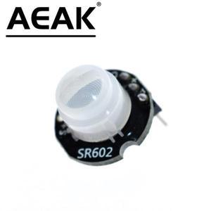 미니 모션 센서 감지기 모듈 SR602 초전기 적외선 PIR 키트 스위치 브래킷, Arduino Diy용 렌즈 포함