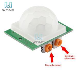 HC-SR501 HC SR501 고품질 적외선 IR 모션 센서 감지기 모듈  스위치 보드 3-30V 5V 12V 24V 조정