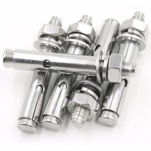 304 스테인리스 스틸 헤비 듀티 볼트 앵커 슬리브 콘크리트 링크 로드 벽 패스너 못 M6M8M10M12M14M16M20