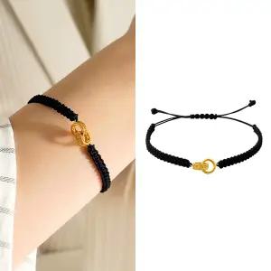 24K 순금 투링 프레리 매듭 팔찌