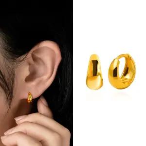24K 순금 포트링 귀걸이