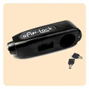 [콩심팥심]자전거 핸들 잠금 장치 자물쇠 도난 방지 브레이크락