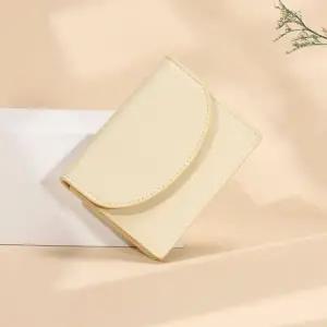 귀여운 3칸 반지갑 데일리 카드 지갑 동전 지갑 지갑 반 미니 카드