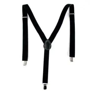 [콩심팥심]서스펜더 정장멜빵 검정